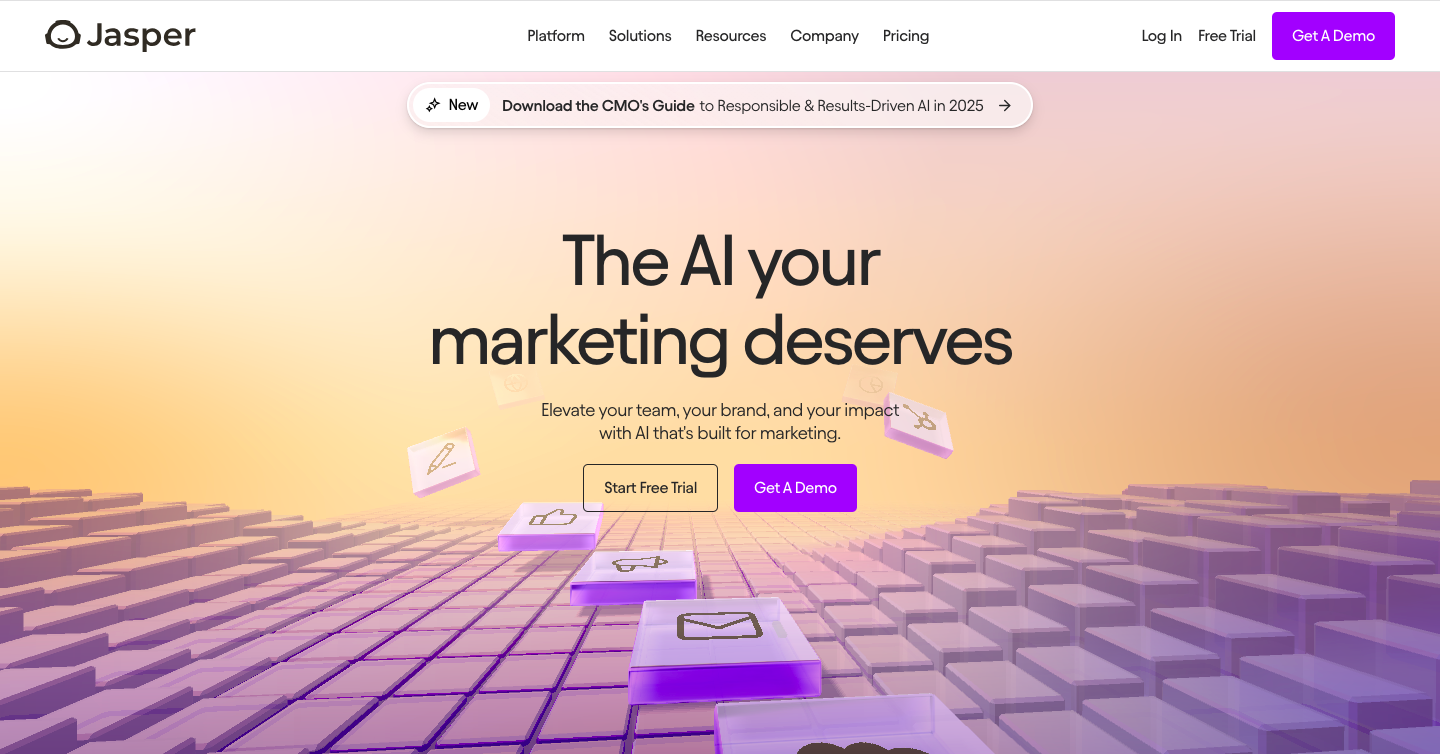 Jasper AI Interface