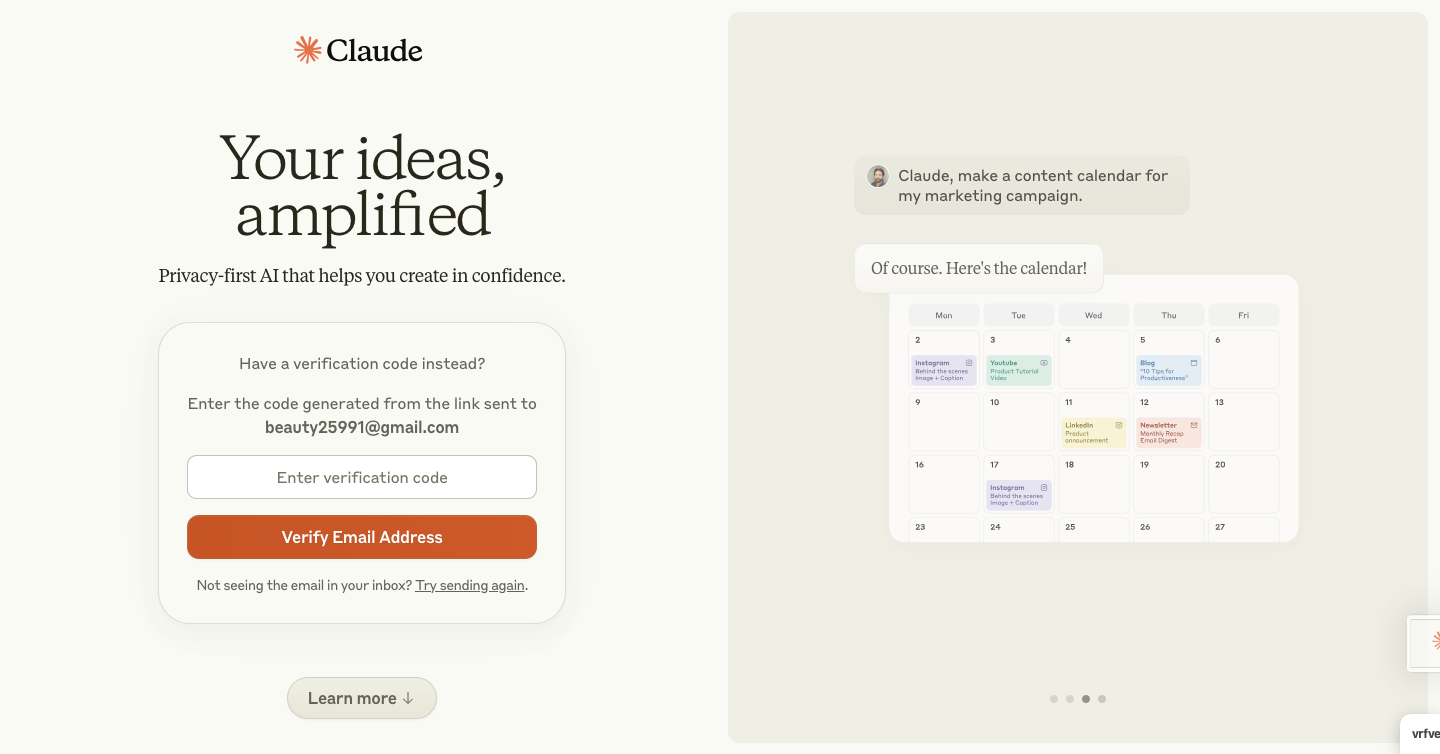 Claude AI Interface