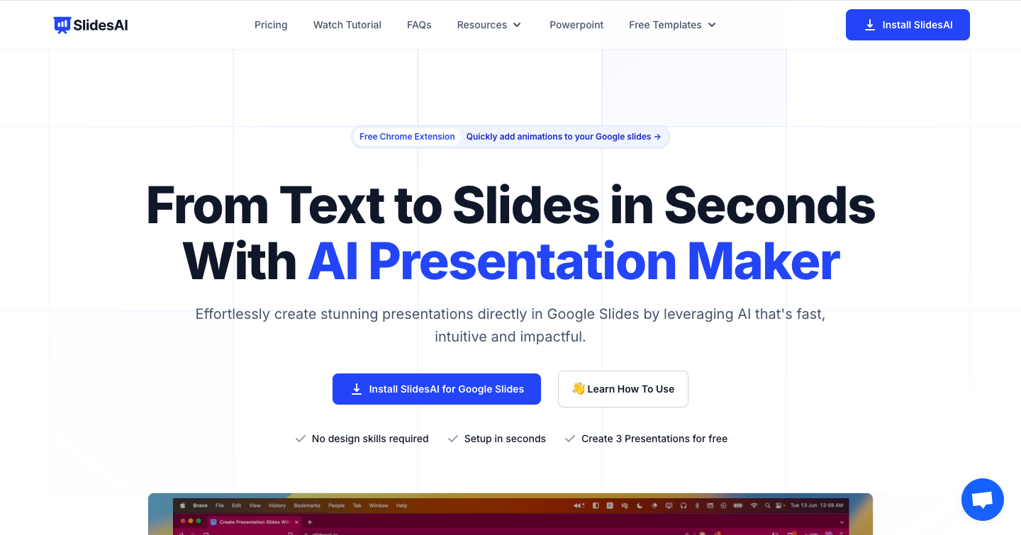 Slides AI Interface