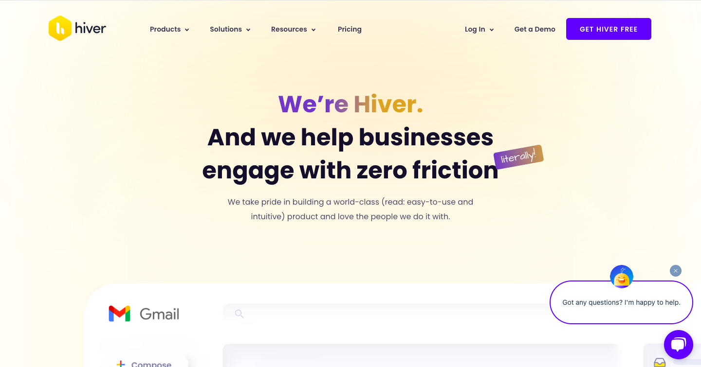 Hiver AI Interface