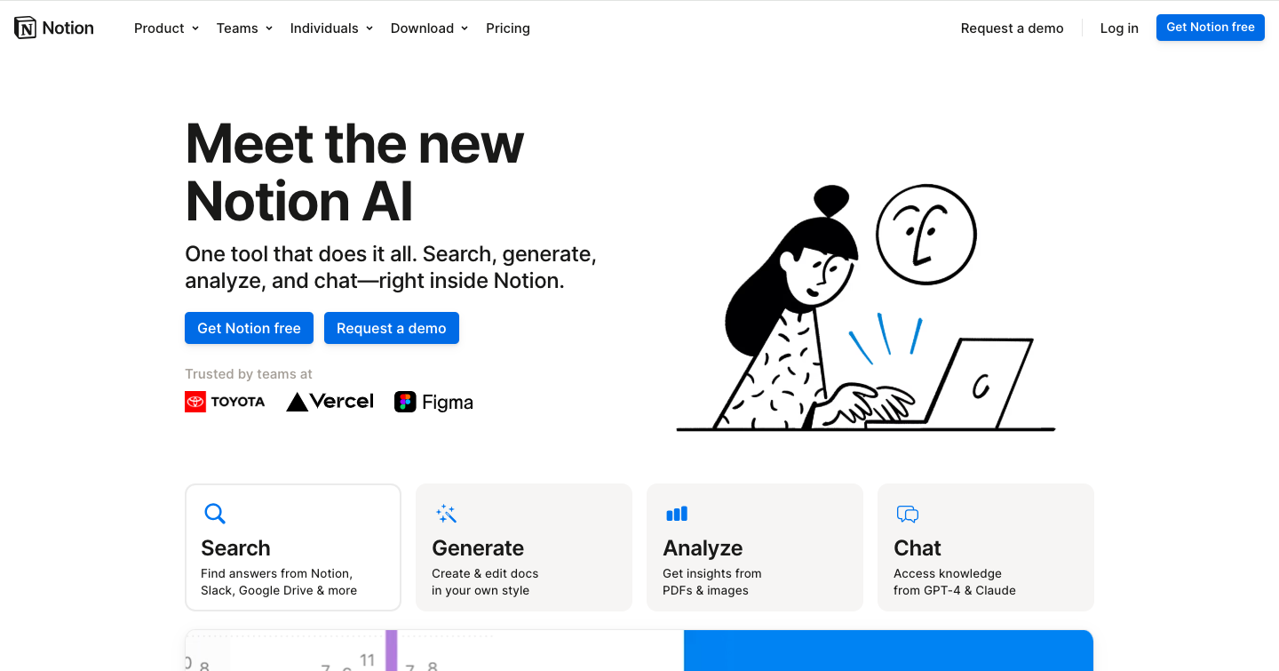 Notion AI Interface