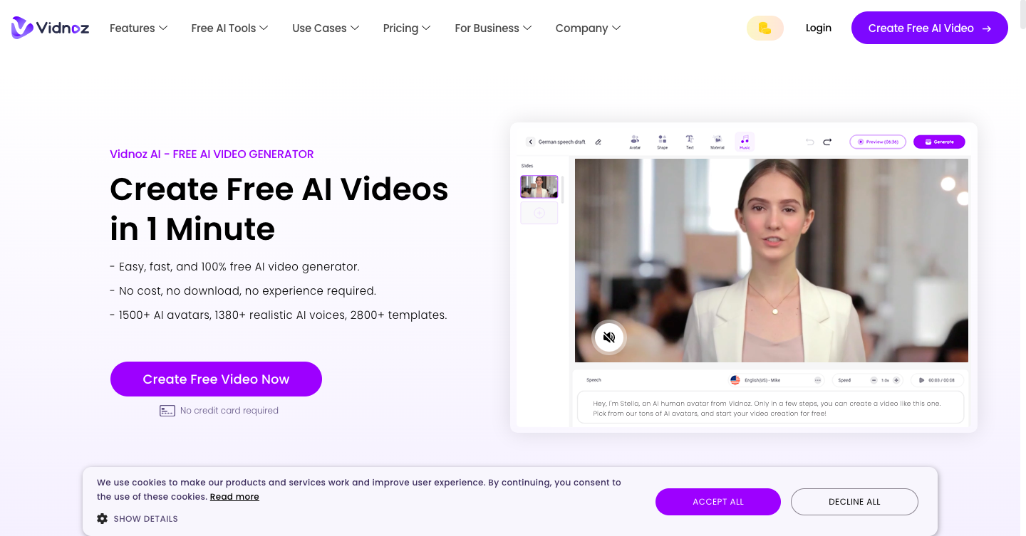 Vidnoz Interface