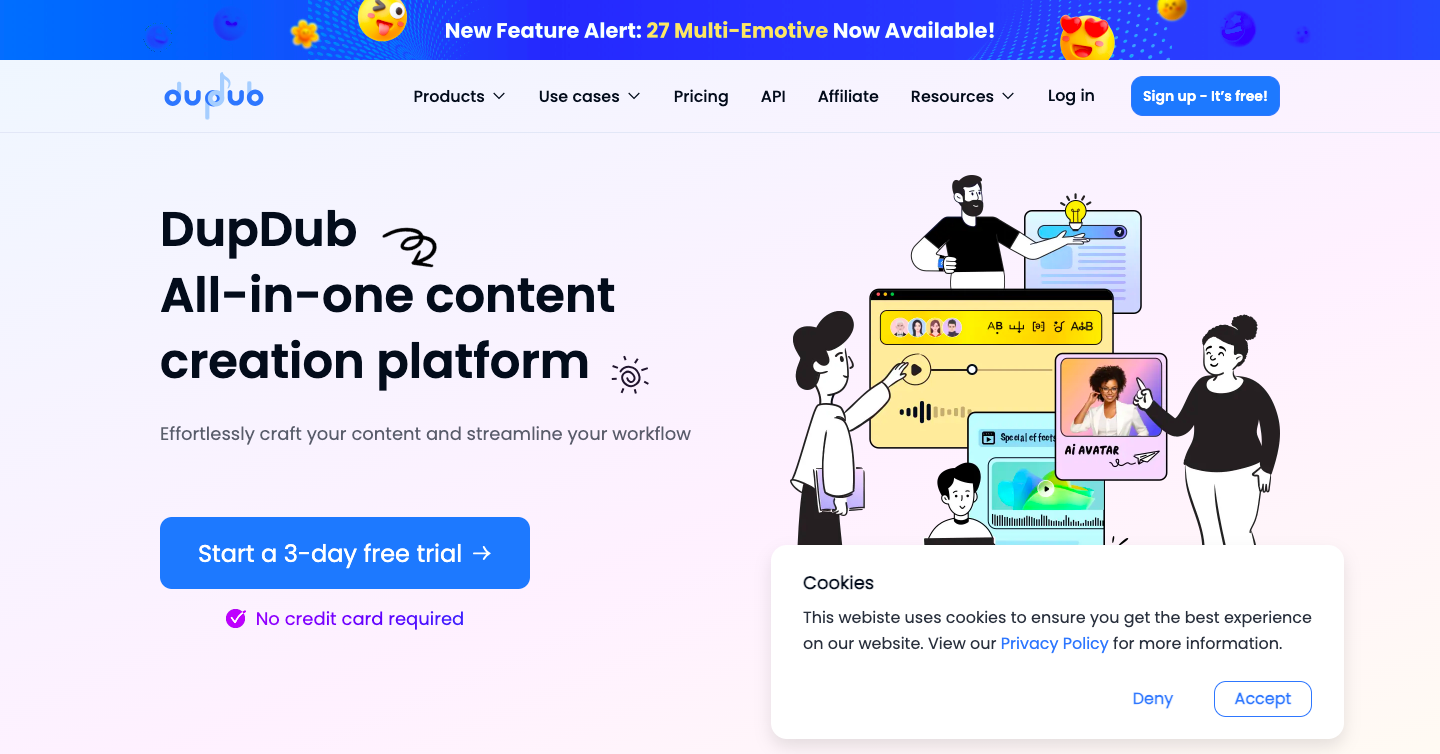 DupDub Interface