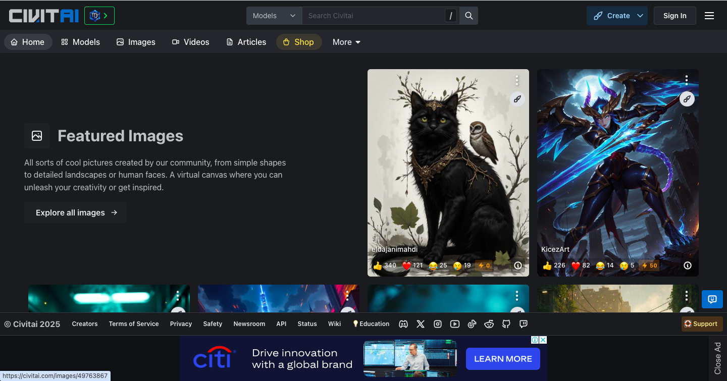 CivitAI Interface
